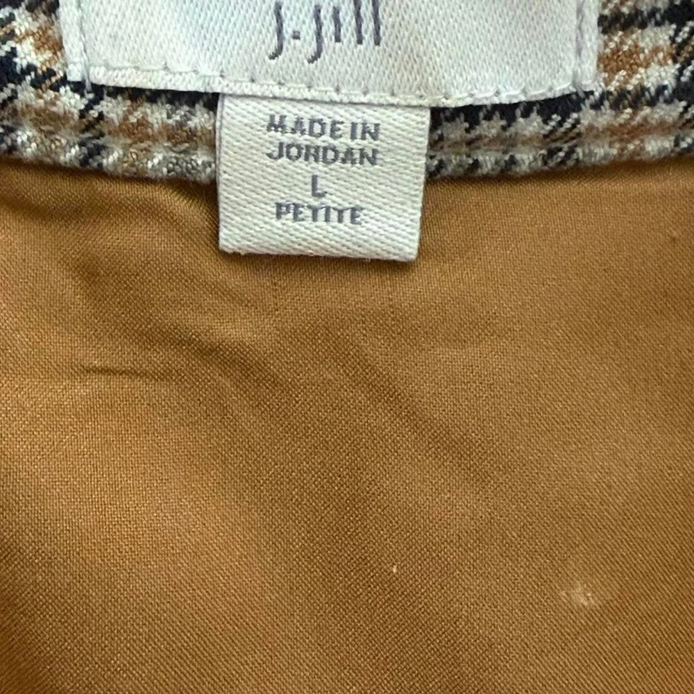 J.Jill Petite Plaid Blazer Size L – Dark Academia Fall Preppy Office Siren